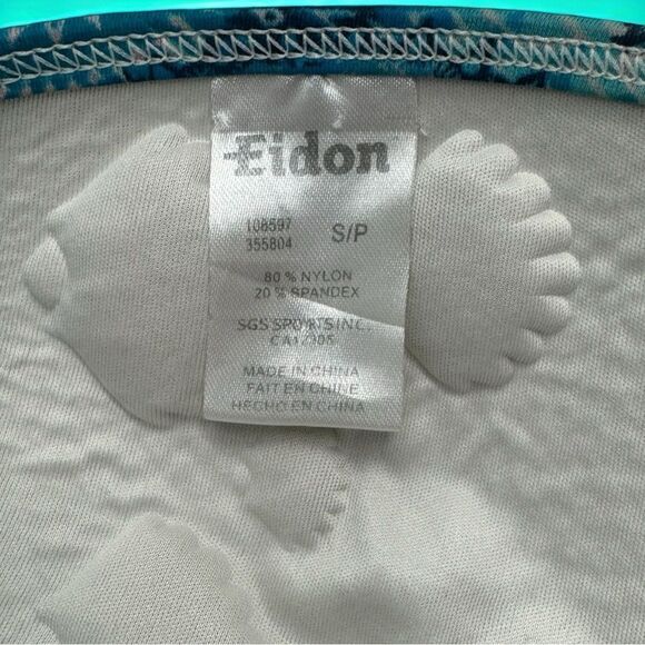 Eidon Swimwear l Tie-Front Bikini Top l Seashell internal design l SP l EUC - Picture 6 of 10